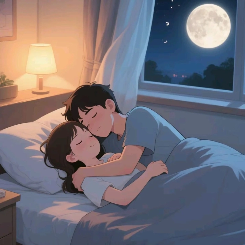 Hình anime đôi với biểu cảm tự nhiên cuốn hút