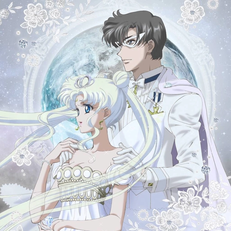 Hình cưới anime với phong cách tình cảm dịu dàng