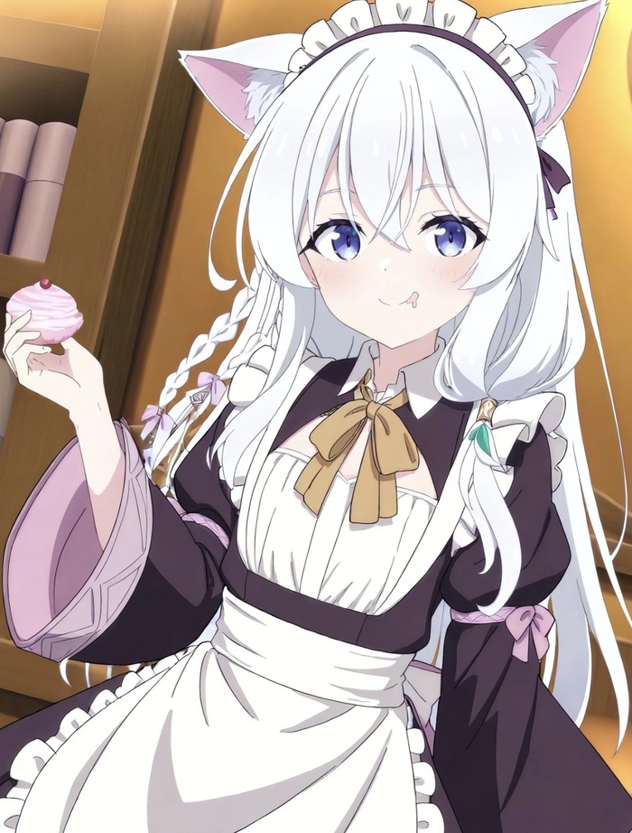 Hình rõ anime elaina nhìn rõ khuôn mặt