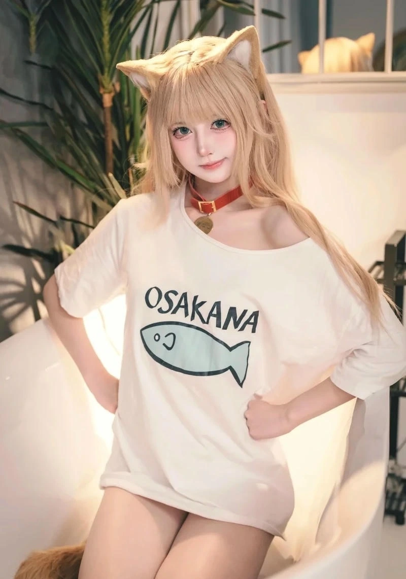 Hotgirl cosplay mèo với phong cách dễ thương đầy cá tính riêng