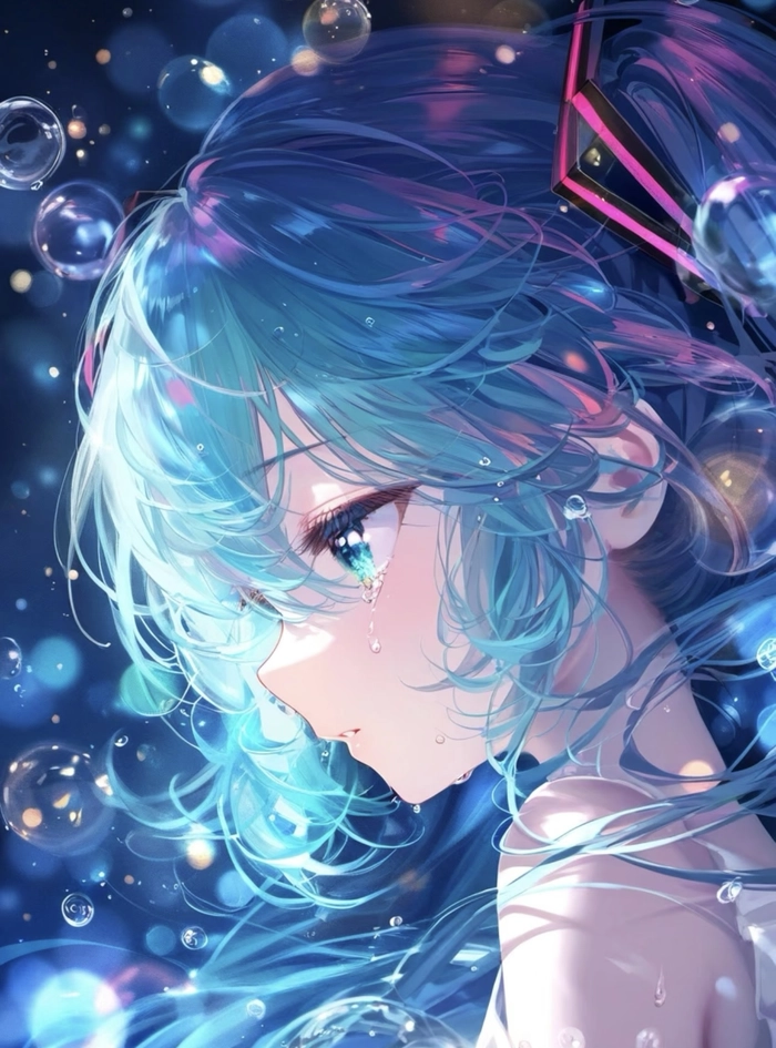 Khoảnh khắc anime miku nhìn rõ khuôn mặt