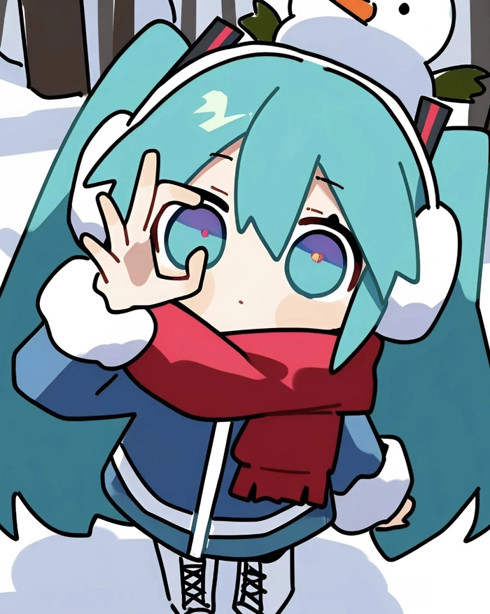 Khoảnh khắc anime miku với ánh sáng tự nhiên rõ