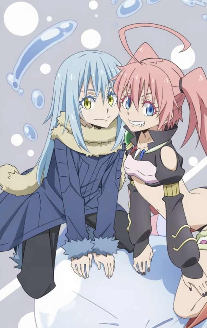 Khoảnh khắc anime rimuru với ánh sáng ổn định rõ