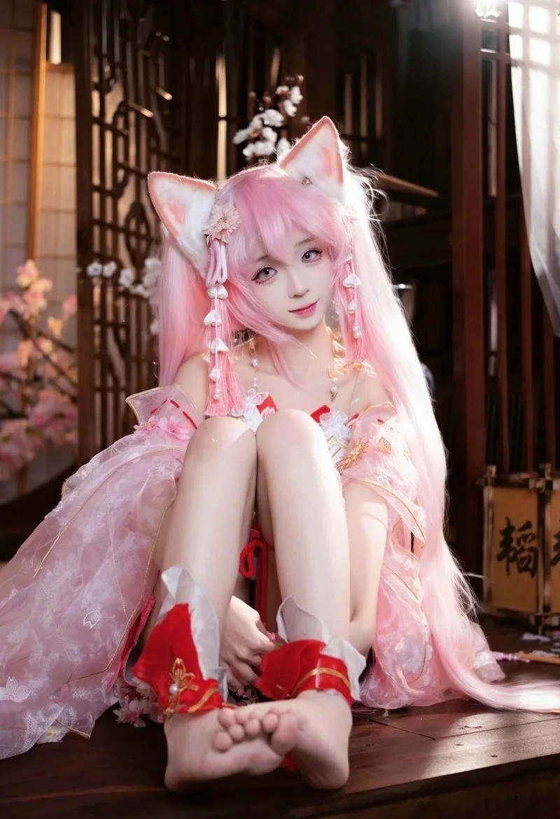 Không gian lung linh cùng cosplay mèo phong cách anime ngọt ngào