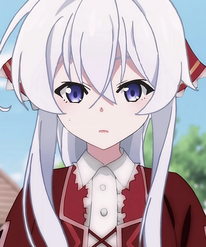 Kiểu dáng anime elaina tạo dáng đứng nhẹ