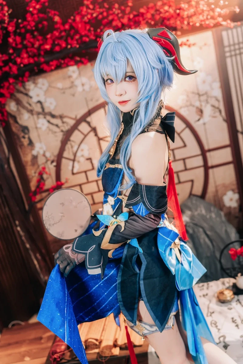 Phong cách anime game được giữ nguyên Ganyu cosplay