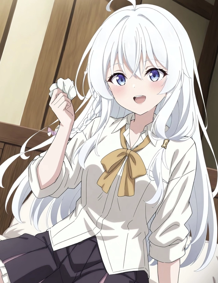 Tư thế anime elaina tạo dáng cơ bản
