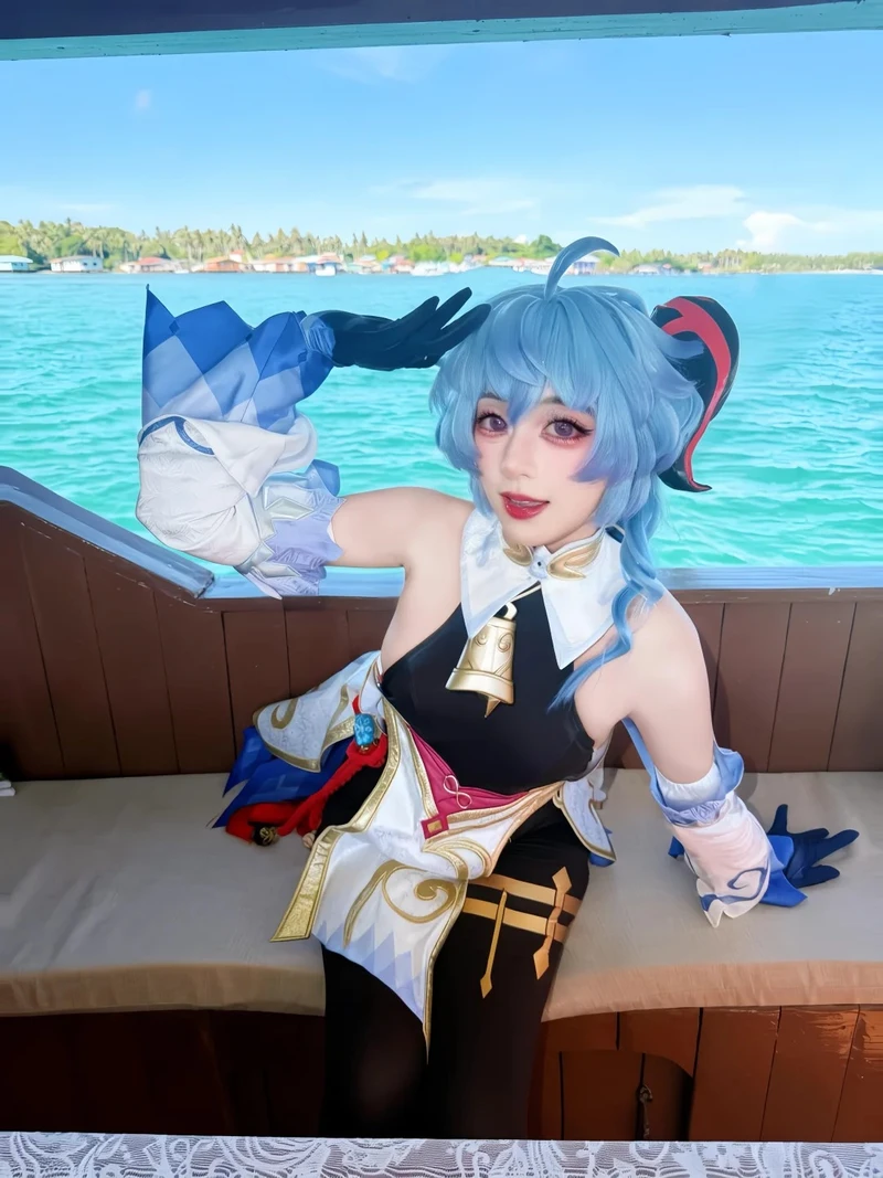 Vẻ đẹp dịu dàng của Ganyu thể hiện qua Ganyu cosplay cuốn hút