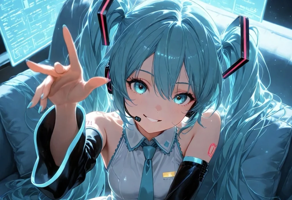 ảnh anime miku thumbnail