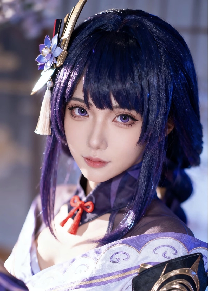 Ảnh Raiden cosplay gợi cảm giác uy nghi và tinh tế