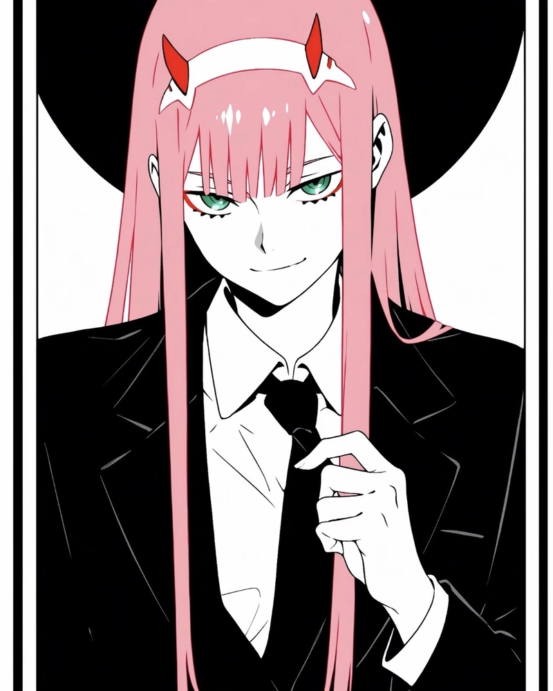 Ảnh Zero Two cùng thần thái mạnh mẽ cuốn hút