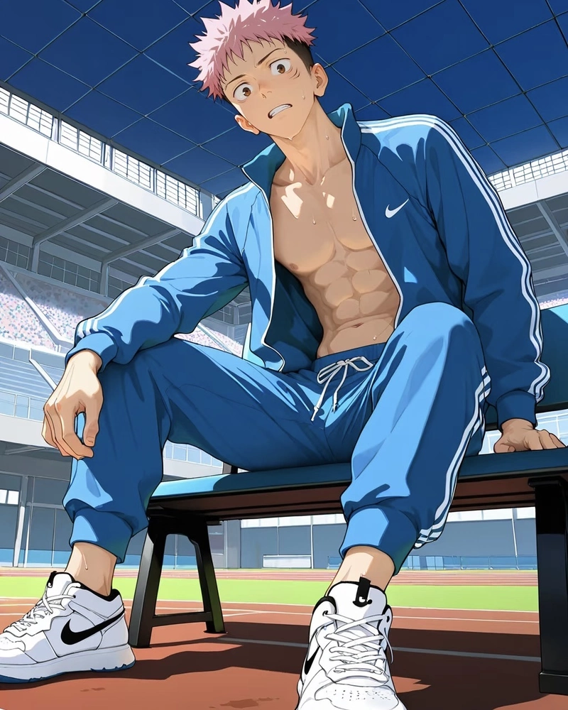 Ảnh anime nam 6 múi có biểu cảm lạnh đầy tự tin