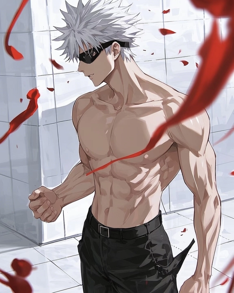 Ảnh anime nam 6 múi mang nét bí ẩn đầy nam tính