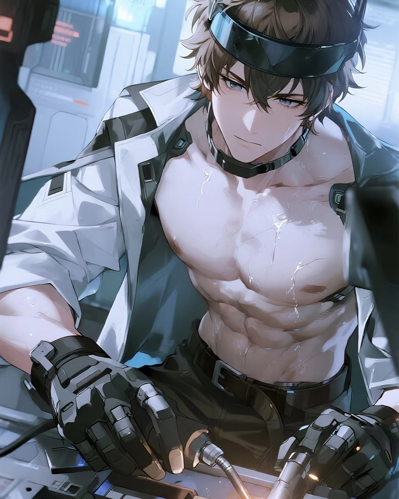 Ảnh anime nam 6 múi mang vẻ cuốn hút đầy cá tính
