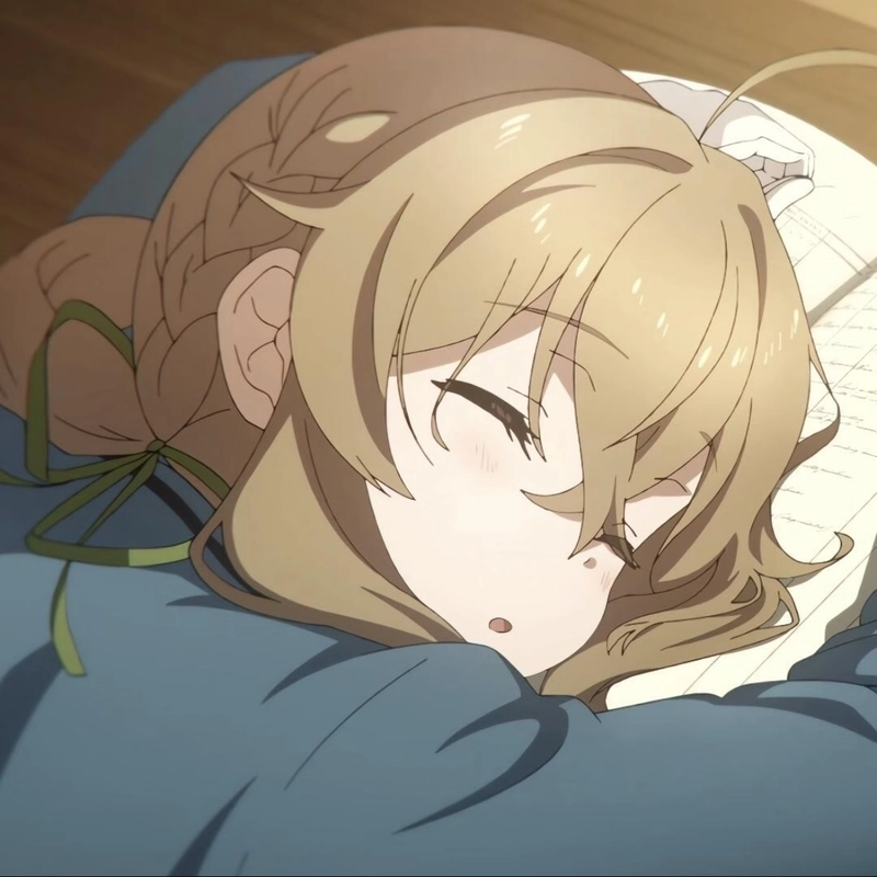 Ảnh anime nữ cute tạo tổng thể nữ tính rất hài hòa