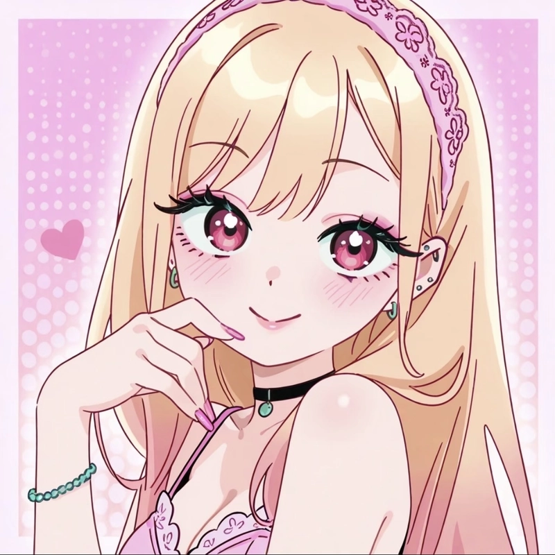 Ảnh anime nữ cute vẻ ngoài xinh xắn rất tự nhiên