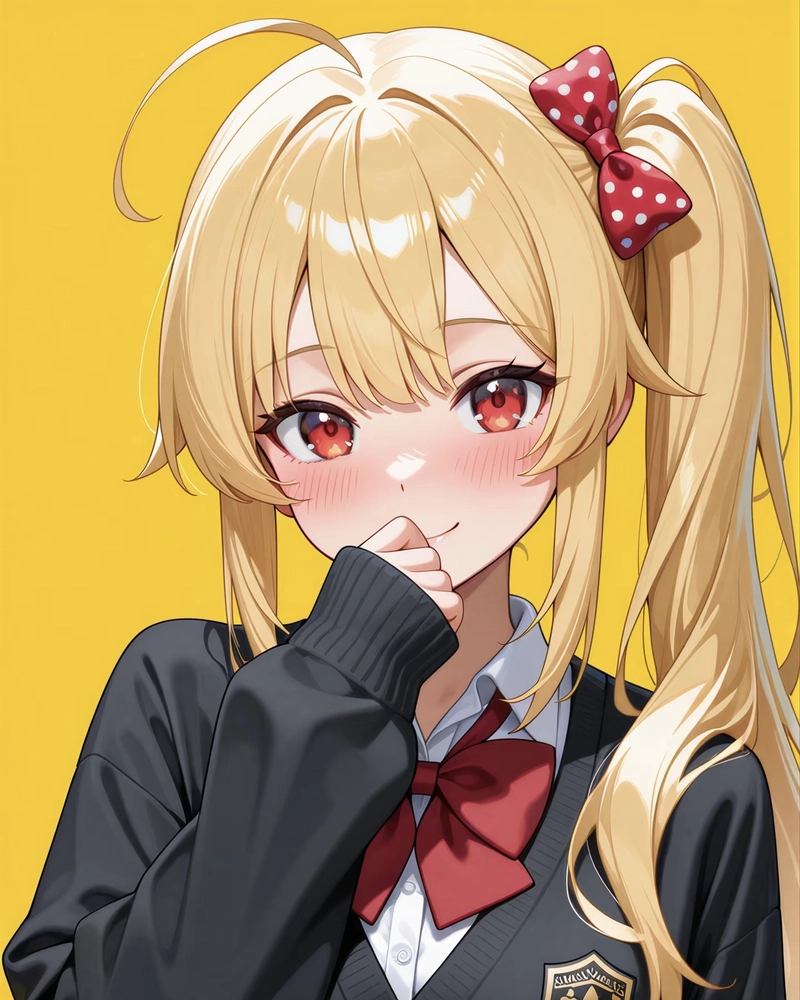 Ảnh anime nữ học sinh cảm giác vui tươi đầy sức sống