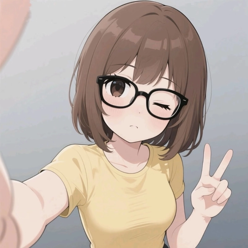 Ảnh anime nữ tóc ngắn tóc layer mềm mại tự nhiên