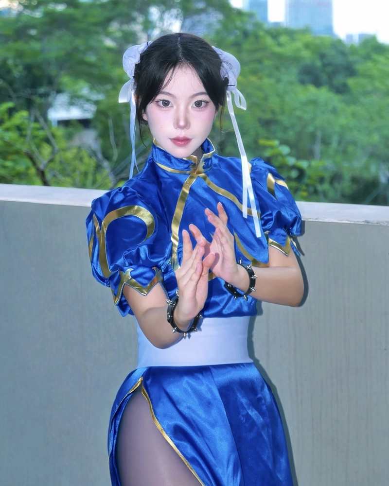 Ảnh cosplay Chun Li thần thái tự tin đầy cá tính