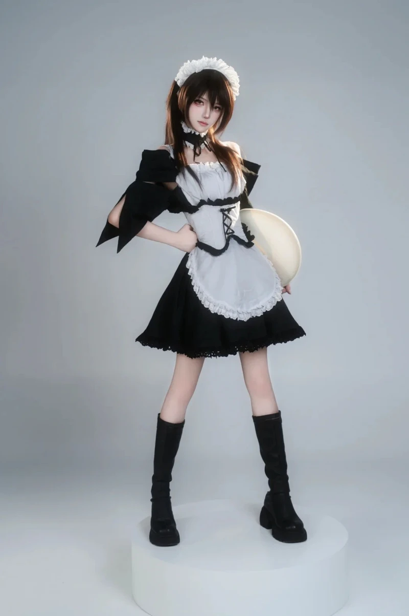 Ảnh đại diện anime đẹp với maid cosplay