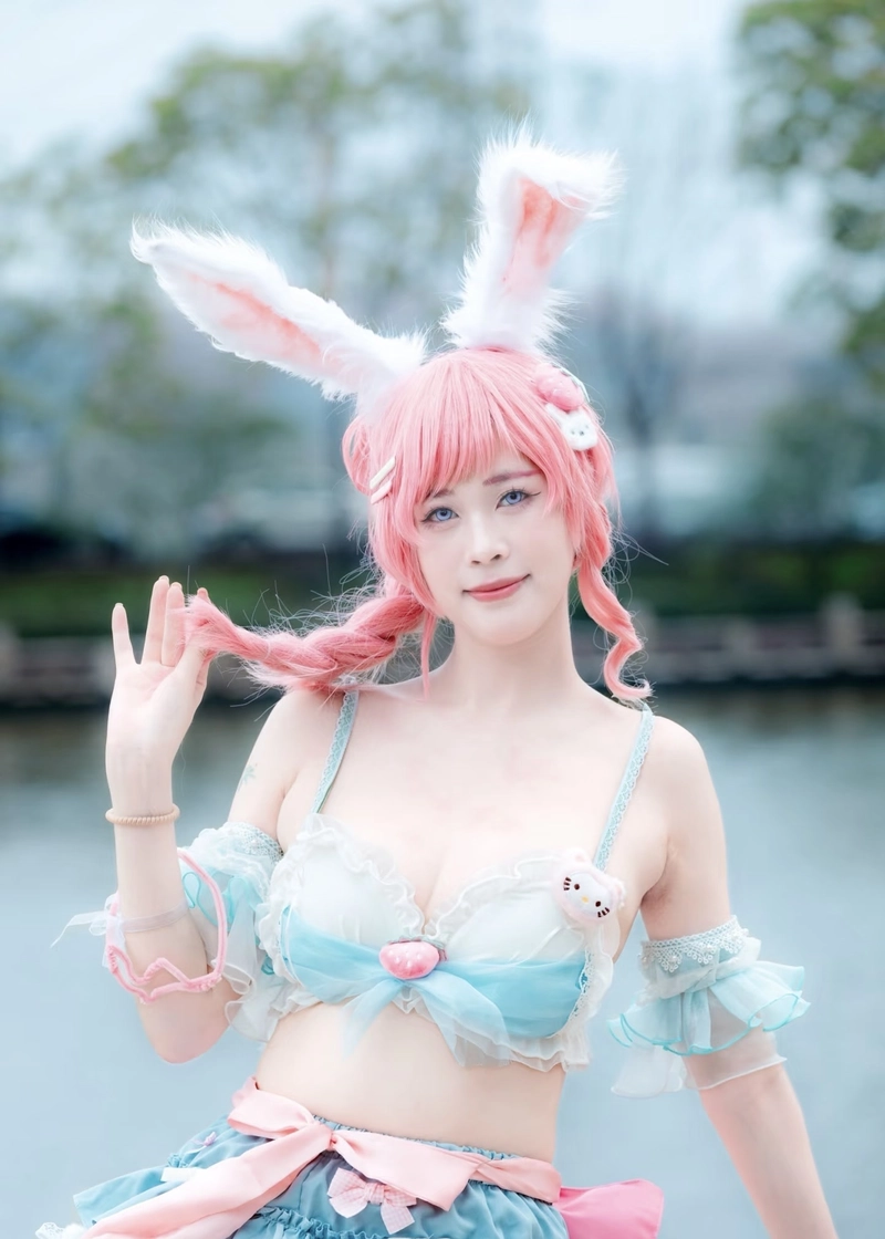 Ảnh gái xinh cosplay thỏ vẻ đẹp nhẹ nhàng cuốn hút