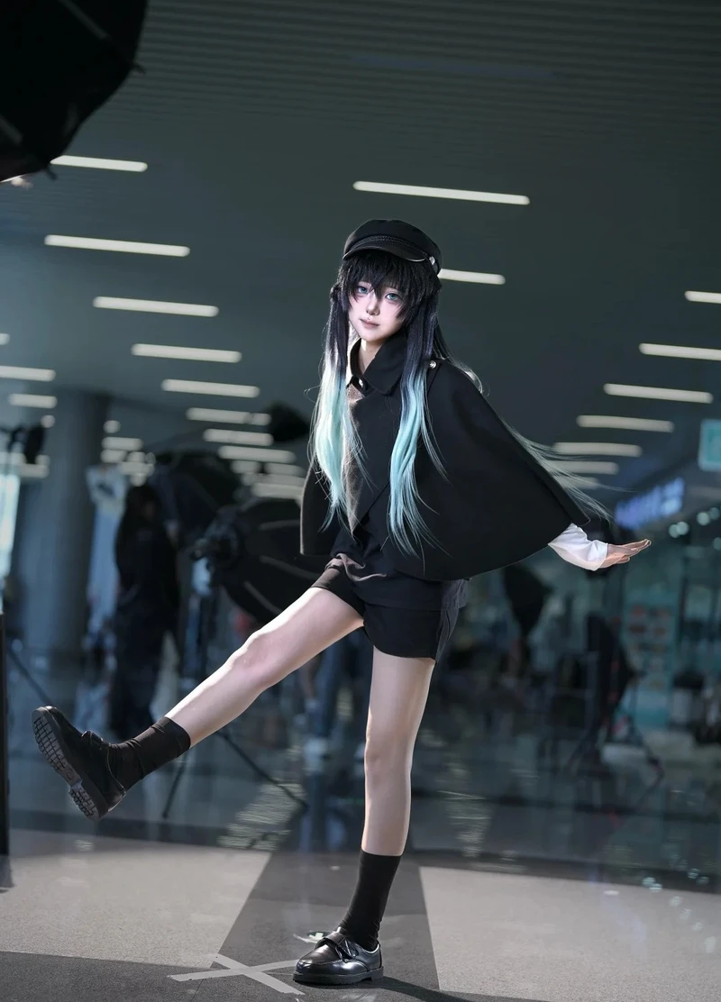 Ảnh muichiro cosplay với tạo hình Hà Trụ cực chuẩn