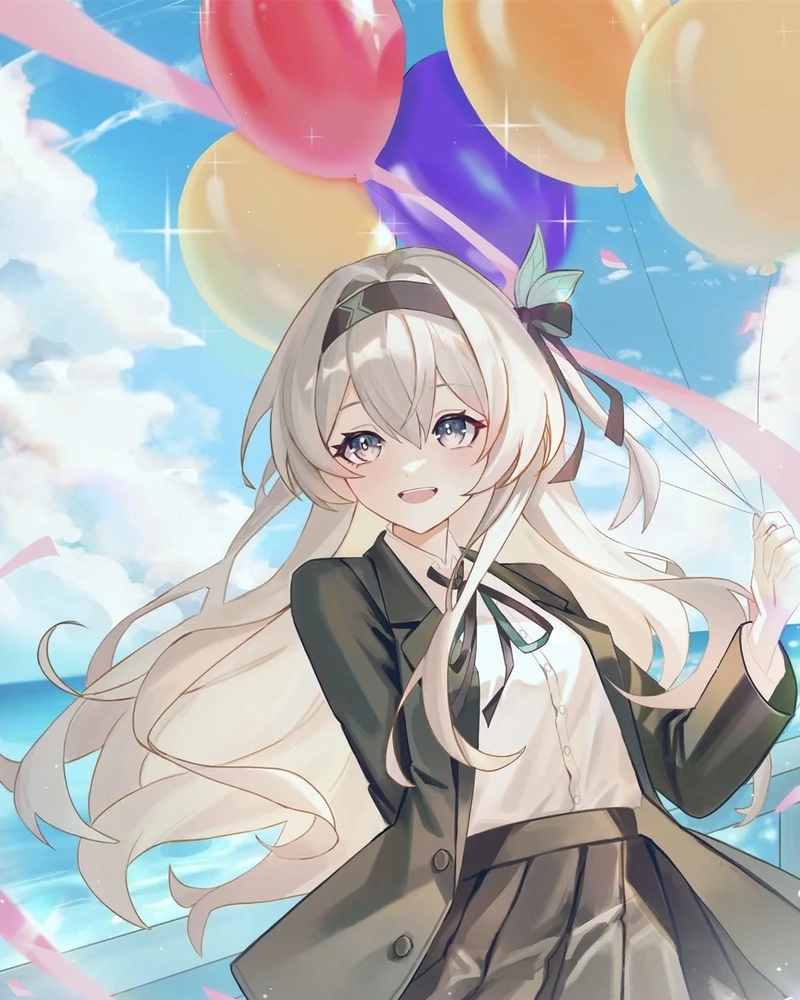 Anime nữ học sinh đồng phục váy ngắn rất trẻ trung
