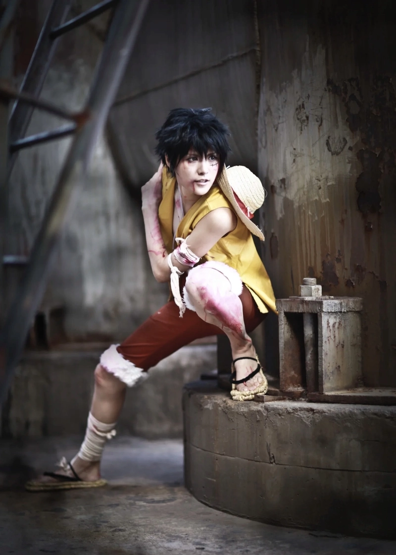Cosplay Luffy phong cách năng động đậm chất phiêu lưu