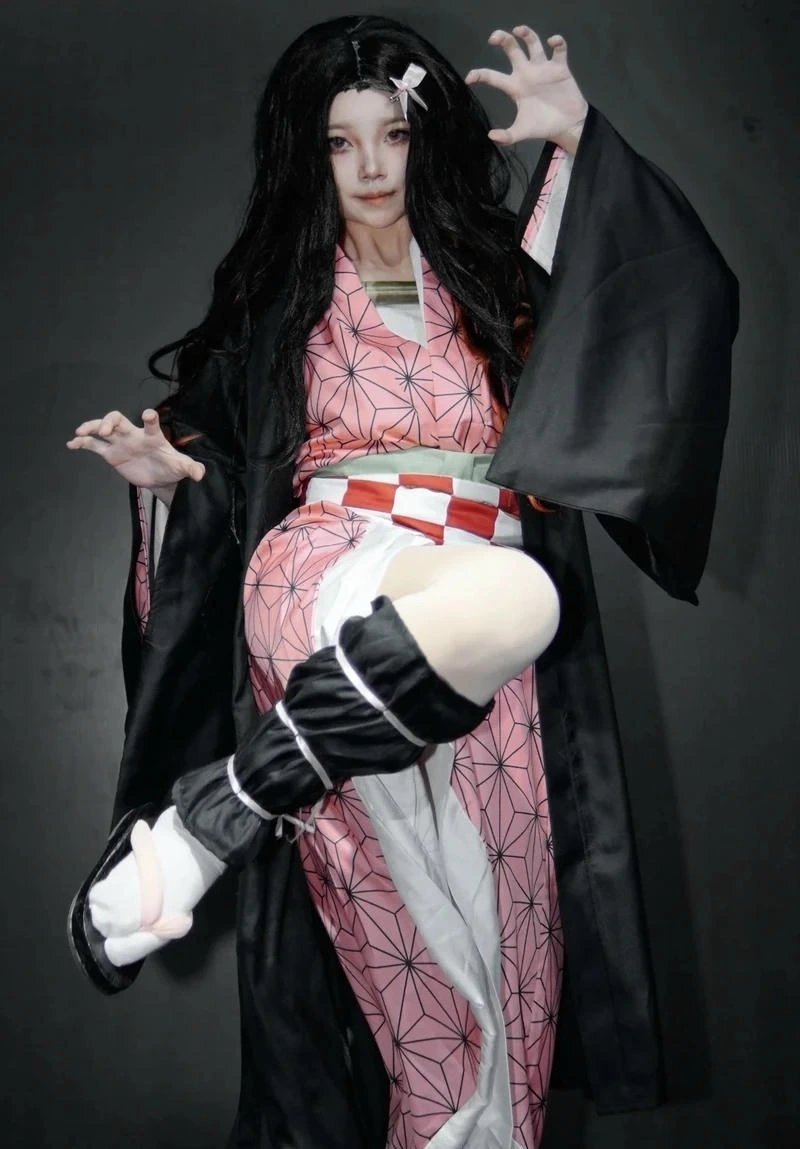 Cosplay Nezuko phong cách dễ thương dành cho fan anime