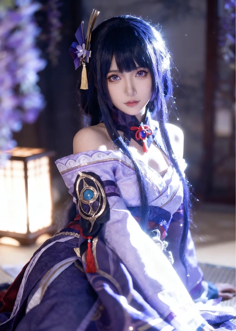 Hình Raiden cosplay mang nét đẹp đĩnh đạc và chững chạc