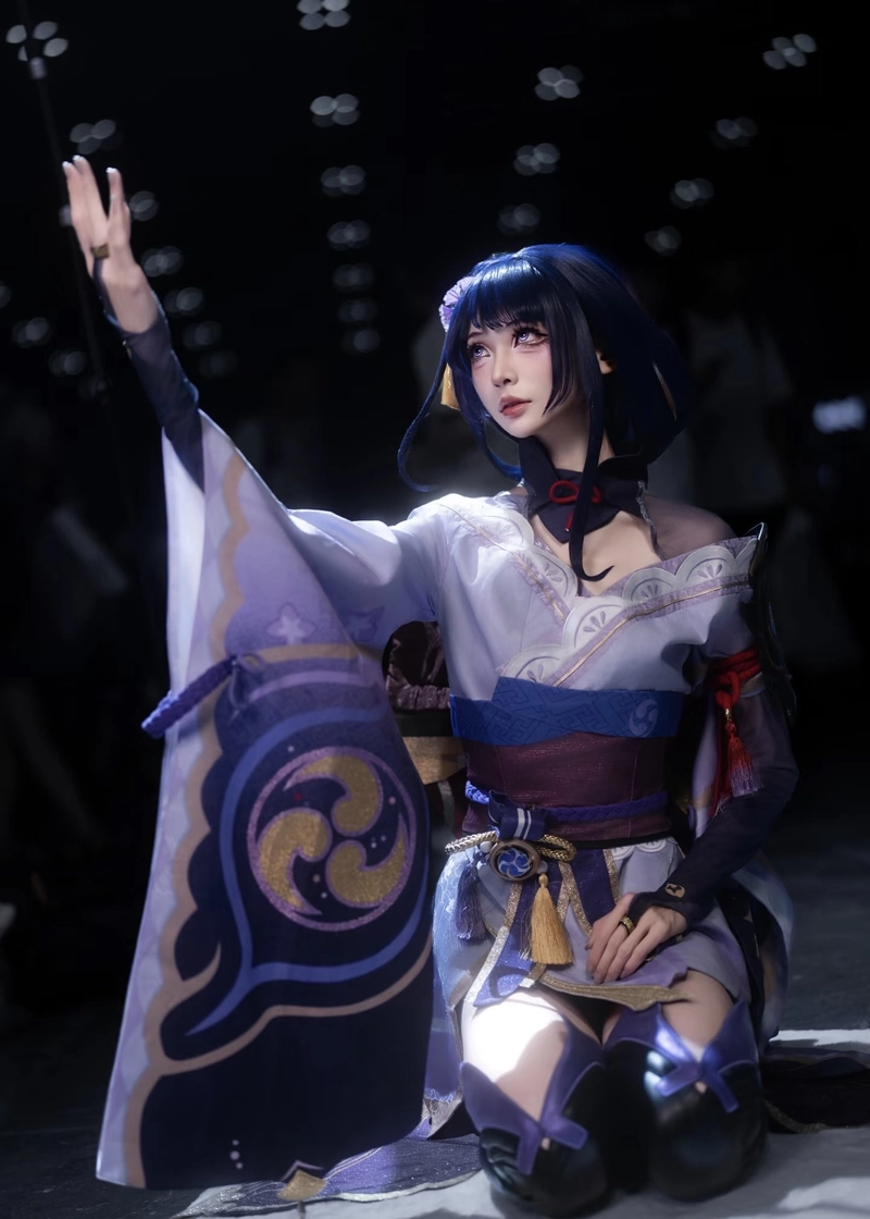 Hình ảnh Raiden cosplay mang phong thái chuẩn mực