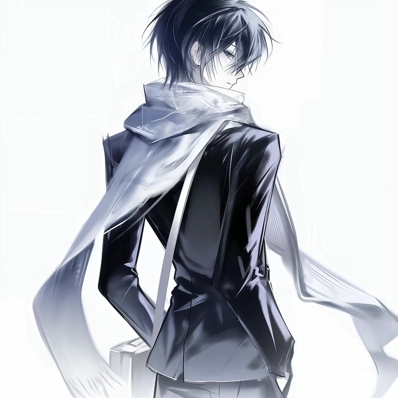 Hình ảnh anime ngầu sở hữu ánh mắt lạnh đầy cá tính