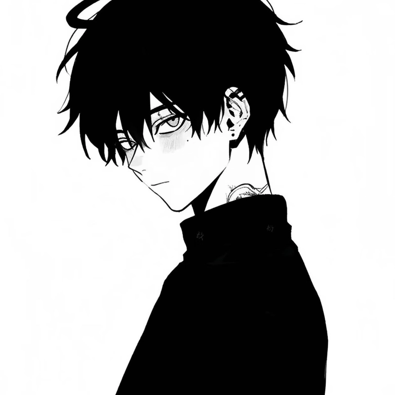 Hình ảnh anime ngầu sở hữu biểu cảm lạnh lùng cuốn hút
