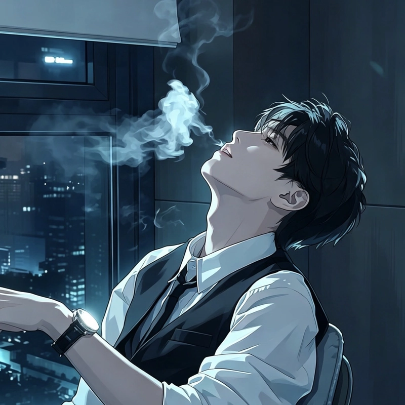 Hình ảnh anime ngầu sở hữu khí chất lạnh đầy thu hút