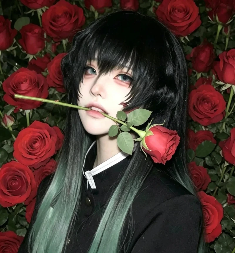 Hình ảnh muichiro cosplay cùng tạo hình thiếu niên kiếm sĩ