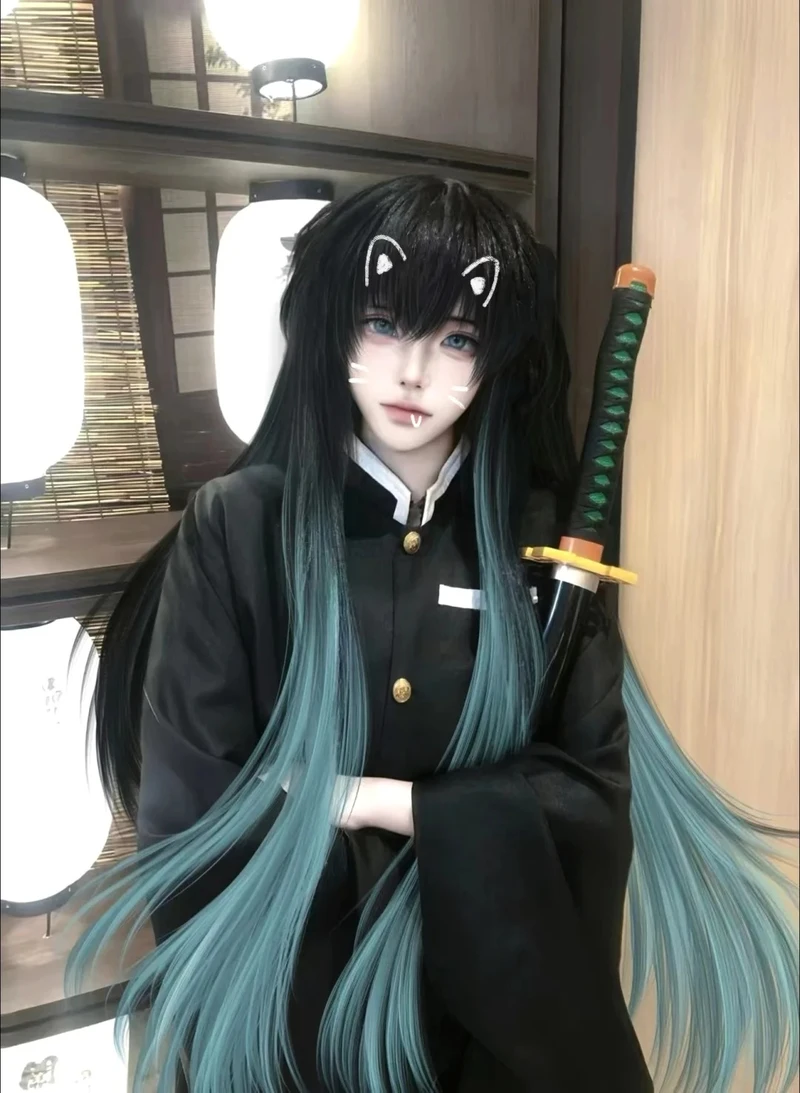 Hình ảnh muichiro cosplay trong phong cách Hà Chi Hô Hấp