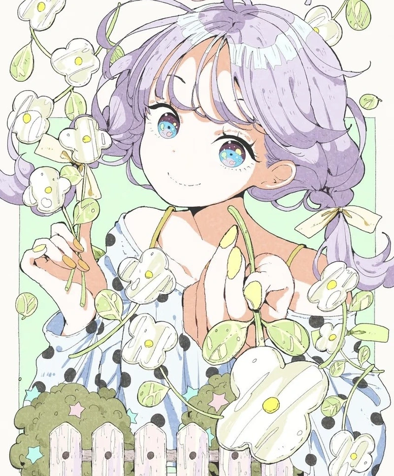 Hình anime nữ cute phong cách anime Nhật đáng yêu