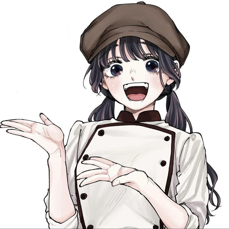 Hình anime nữ cute tạo dáng đáng yêu đầy nữ tính