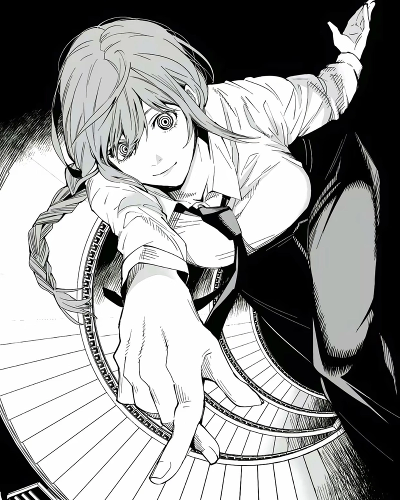 Hình anime nữ trắng đen tạo nét sâu lắng qua biểu cảm