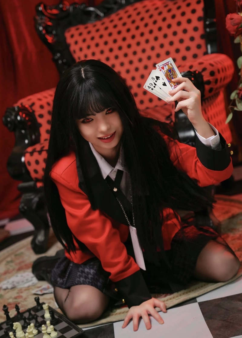 Hình cosplay Yumeko nụ cười bí ẩn đầy hấp dẫn