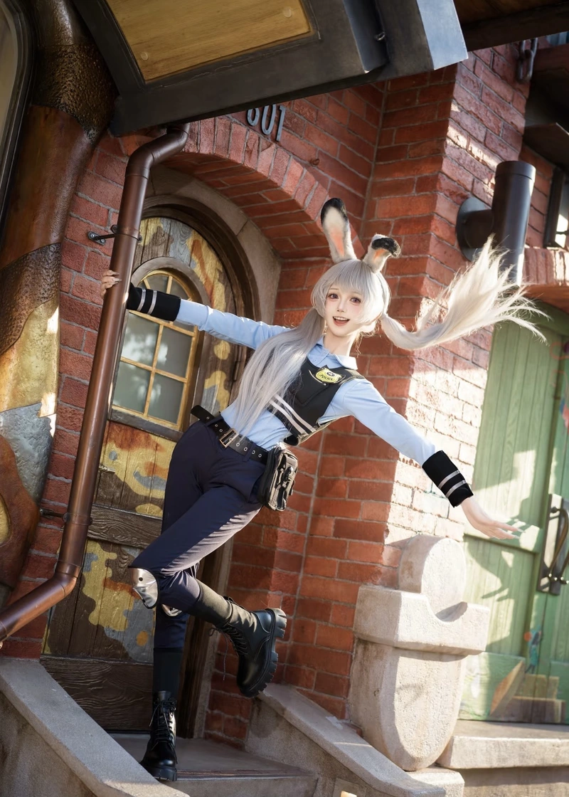 Hình gái xinh cosplay thỏ phong cách cute đáng yêu