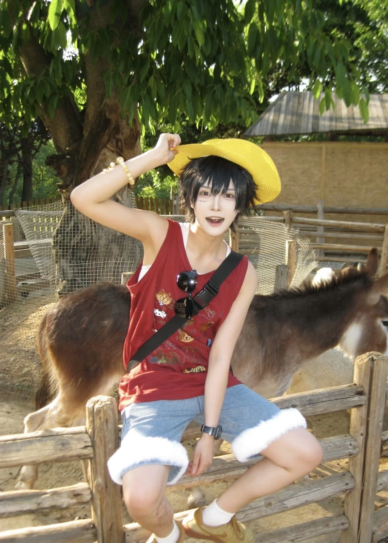 Luffy cosplay thần thái lạc quan đầy sức hút