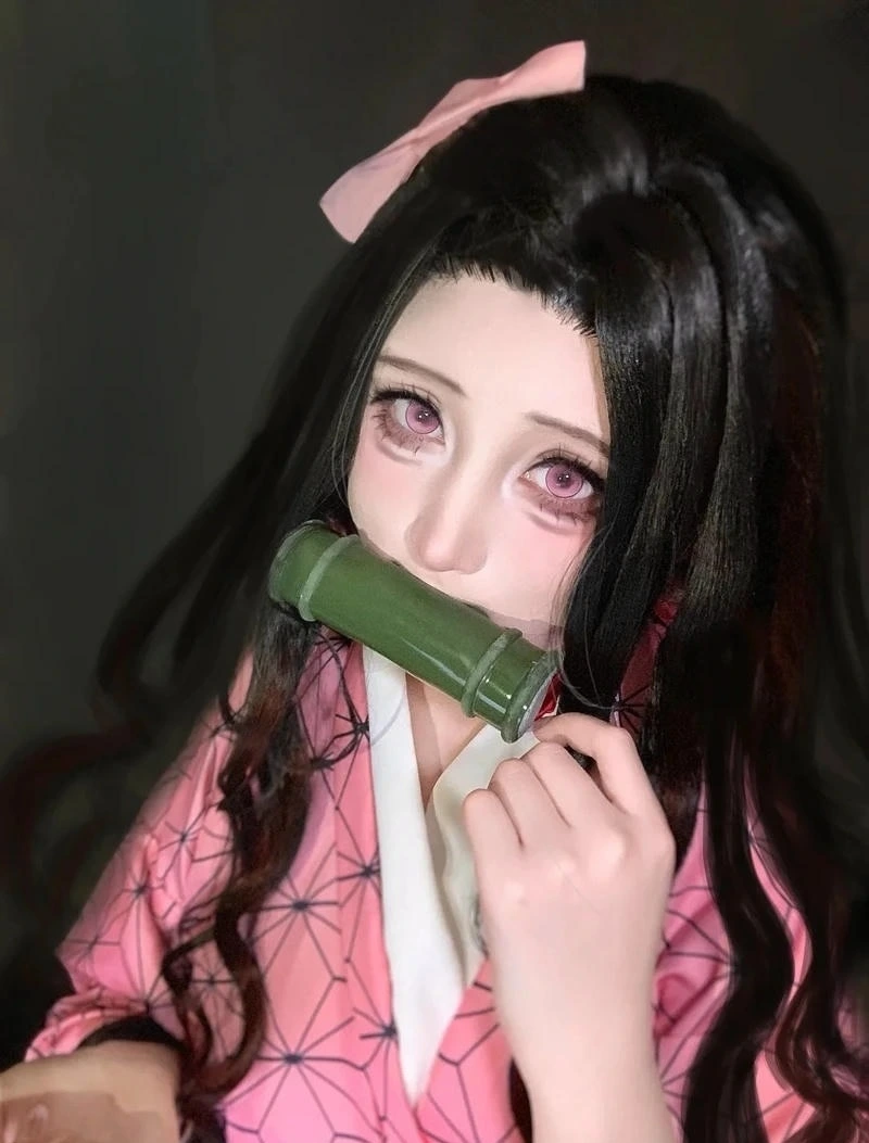 Nezuko cosplay phong cách anime Nhật Bản dành cho fan nữ