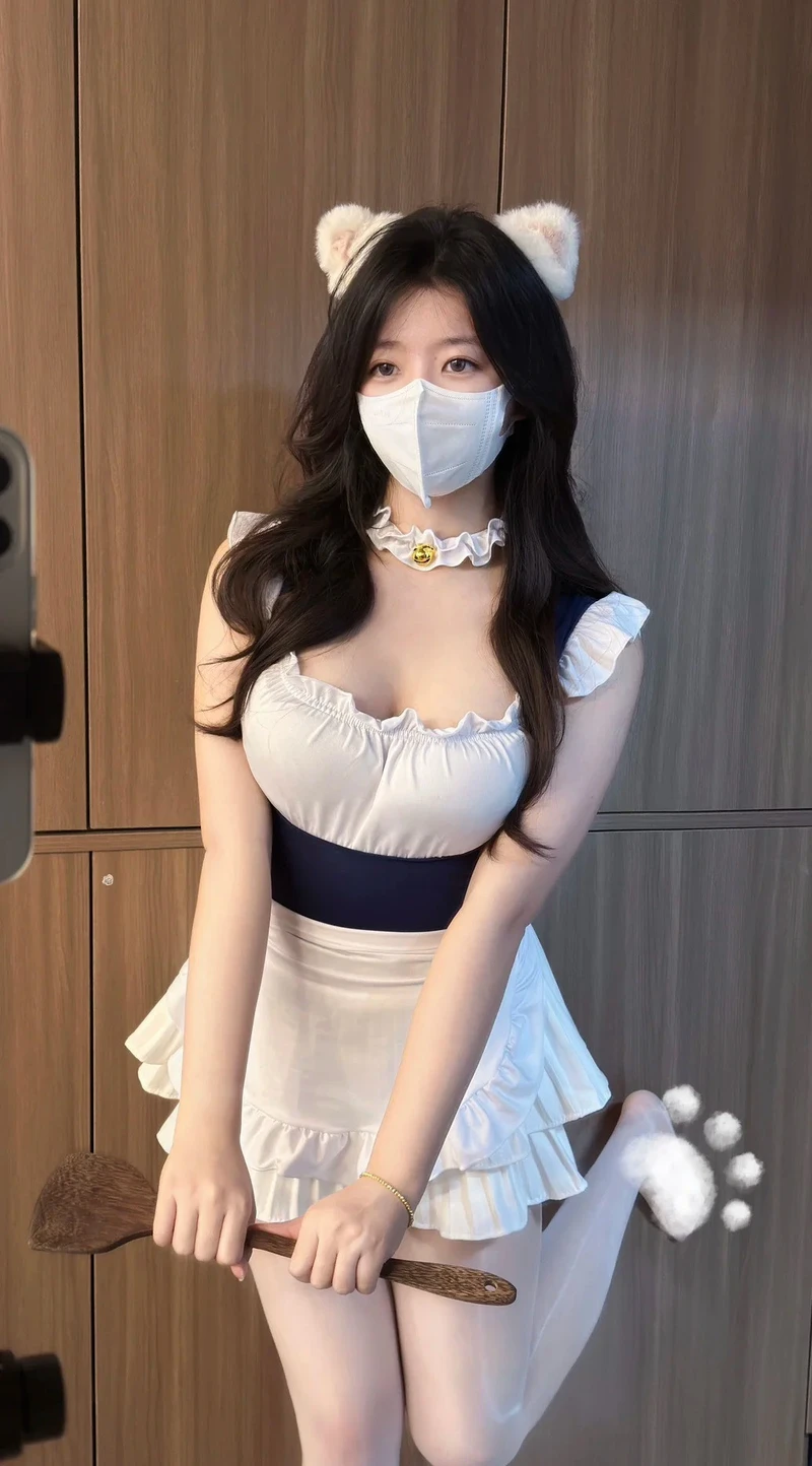 Phong cách hầu gái dễ thương của maid cosplay