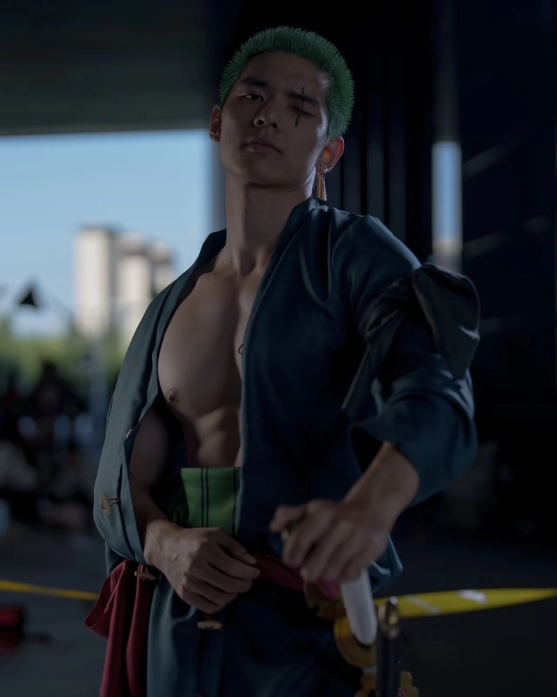 Zoro cosplay phong cách chiến binh đầy cá tính