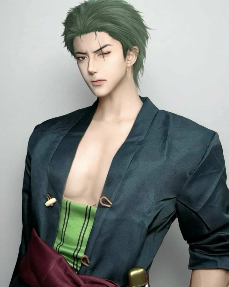 Zoro cosplay thần thái mạnh mẽ đầy cuốn hút