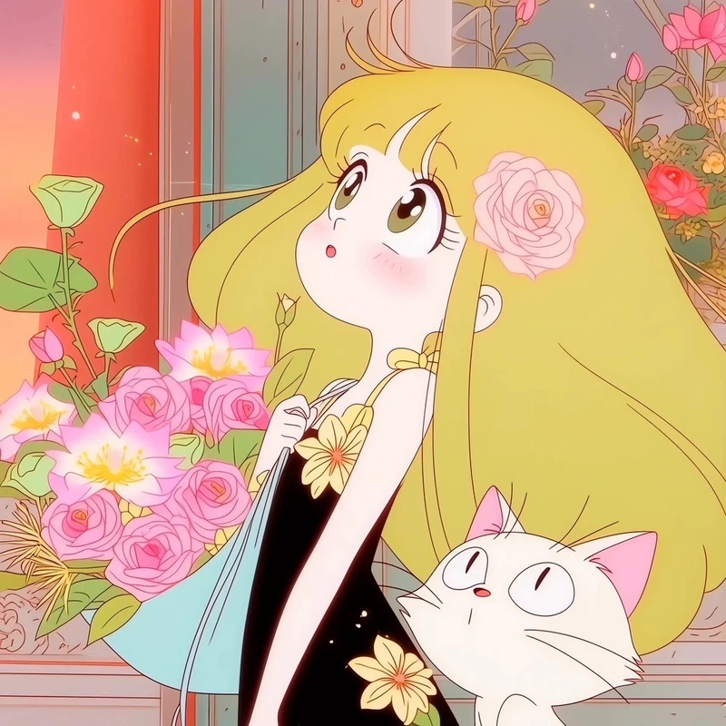 ảnh anime cute phong cách học đường