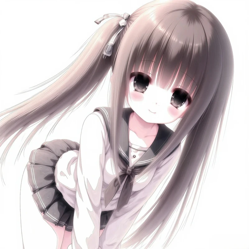 ảnh anime cute với ánh mắt long lanh