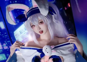 gái xinh cosplay thỏ thumbnail