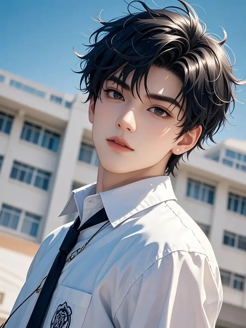 ảnh anime nam học sinh đẹp